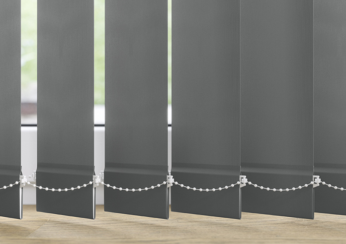 Roma, Fuscous Grey - Vertical Blind Slats - Image 3